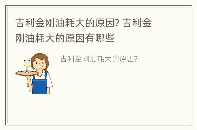 吉利金刚油耗大的原因? 吉利金刚油耗大的原因有哪些