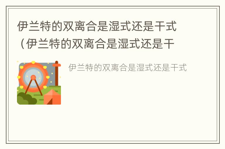 伊兰特的双离合是湿式还是干式（伊兰特的双离合是湿式还是干式好）