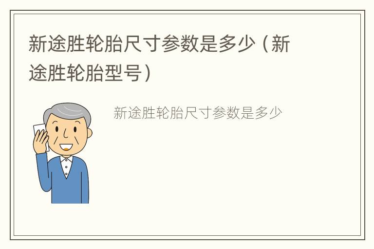 新途胜轮胎尺寸参数是多少（新途胜轮胎型号）