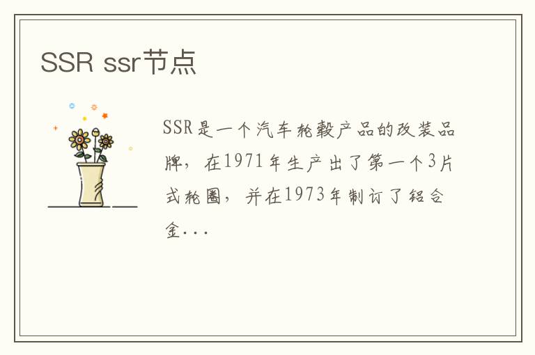 SSR ssr节点