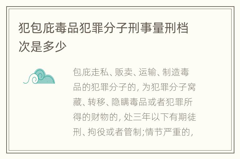 犯包庇毒品犯罪分子刑事量刑档次是多少