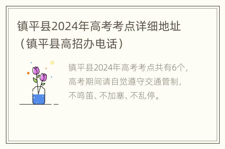 镇平县2024年高考考点详细地址（镇平县高招办电话）