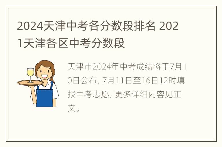 2024天津中考各分数段排名 2021天津各区中考分数段