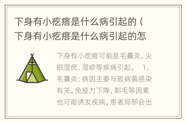 下身有小疙瘩是什么病引起的（下身有小疙瘩是什么病引起的怎么治疗）