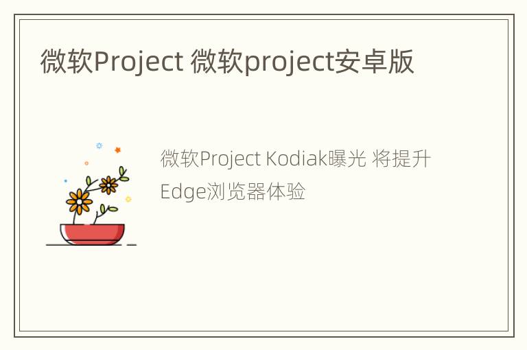 微软Project 微软project安卓版