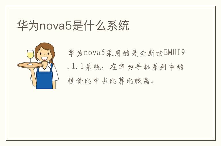 华为nova5是什么系统