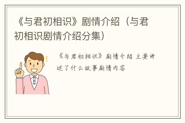 《与君初相识》剧情介绍（与君初相识剧情介绍分集）