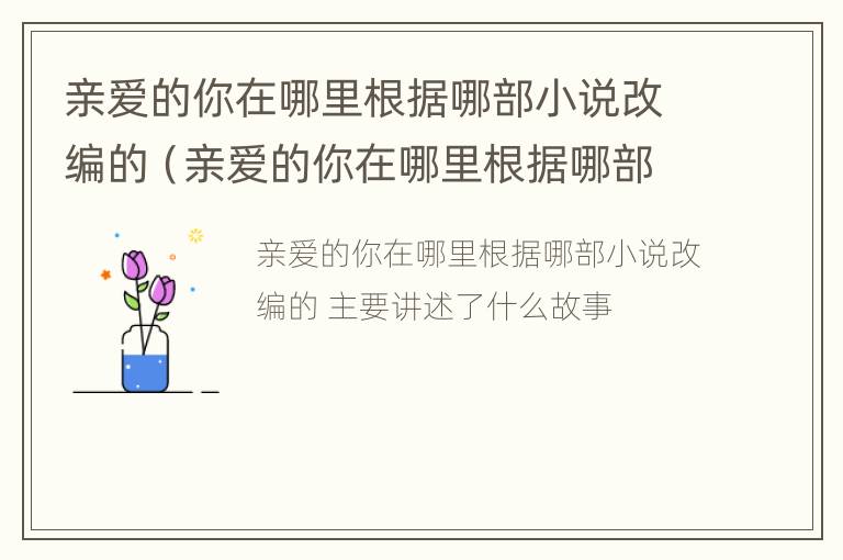 亲爱的你在哪里根据哪部小说改编的（亲爱的你在哪里根据哪部小说改编的）